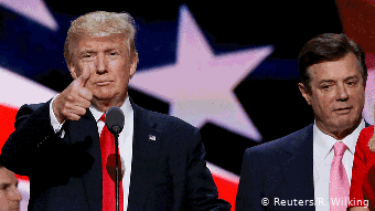 2016 год: Дональд Трамп и тогдашний глава его предвыборного штаба Пол Манафорт