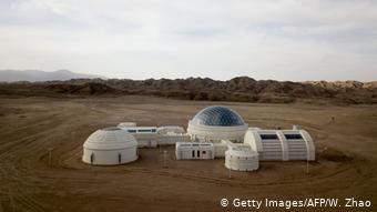 Марсианская база-1 - лагерь в пустыне Гоби для тренировки будущих астронавтов для полета на Марс