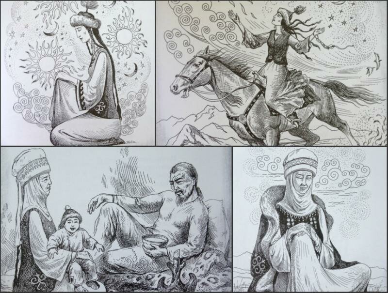 Великая и неповторимая Бортэ, один из мудрых советников Чингисхана (Иллюстрация из открытых источников)