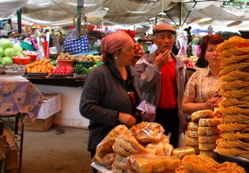 На киргизском рынке